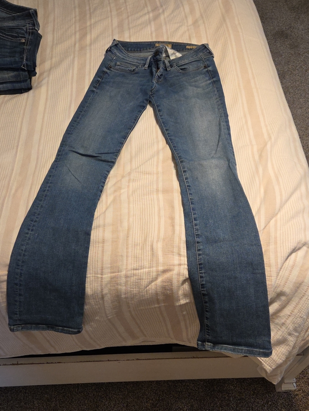 Guess Women's Medium Blue Flared Jeans